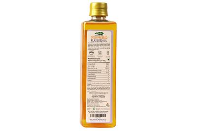 Cold Pressed Premium Flaxseed Oil