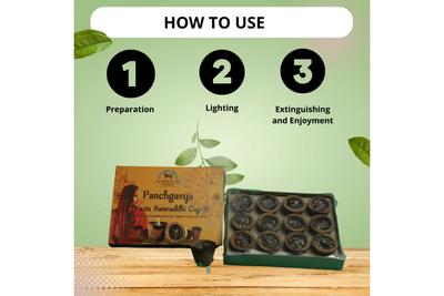 Panchgavya Vastu Samruddhi Dhoop cup