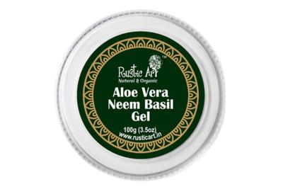 Rustic Art Aloe Vera Neem Basil Gel