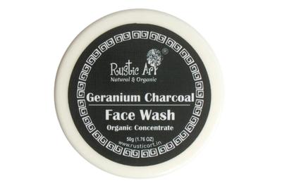 Rustic Art Geranium Charcoal Face Wash Concentrate