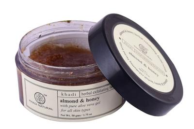 Khadi Natural Almond & Honey Facial Massage Gel With Scrub