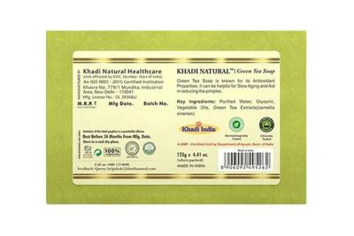 Khadi Natural Green Tea Handmade Herbal Soap