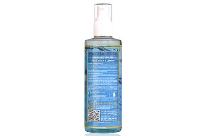 Khadi Natural Hand Sanitizer Aloe Vera & Lemon (70% Alcohol Liquid) Mist Pump