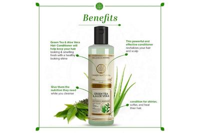 Khadi Natural Herbal Greentea & Aloevera Hair Conditioner