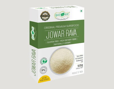 Gud2eat Jowar Rava – Wholesome & Gluten-Free | 100% Natural | No Preservatives – 400g