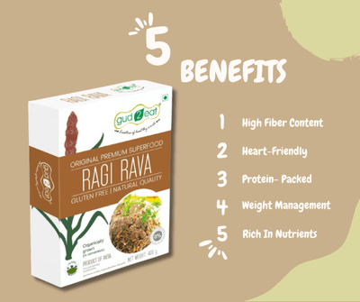 Ragi Rava (Gluten Free)