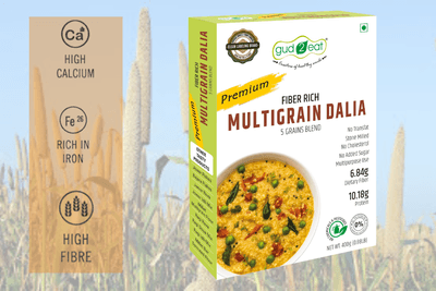 Gud2eat MILLET RAVA'S ( Buy Jowar Rava,Ragi Rava and Get Multigrain Dalia Free)3*400 GM