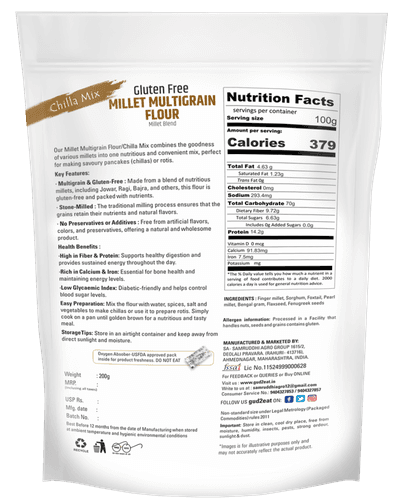 Millet Multigrain Flour (Gluten Free)