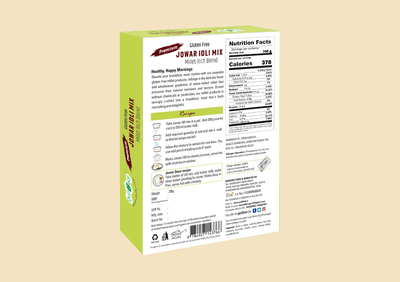 Gud2eat Jowar Idli Mix – Gluten-Free | High Fibre | Natural, Nutritious & Delicious |East to Make I 200g