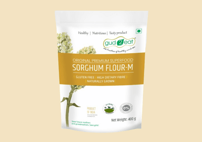 GUD2EAT Sprouted Jowar Flour I Protein rich I Fiber rich I 400g