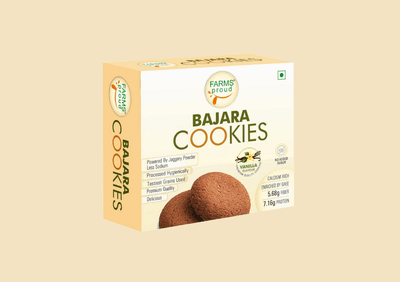 Bajara Vanilla Cookies | Nutritious, Crispy & Flavorful | No Maida, No Preservatives | Jaggery Goodness | 165g
