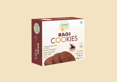 Ragi Chocolate Cookies | Nutritious, Crispy & Flavorful | No Maida, No Preservatives | Jaggery Goodness | 165g