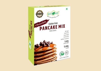 GU2EAT Millet Pancake mix I Gluten free I Less sodium I Fiber rich I Easy to Make - 200g