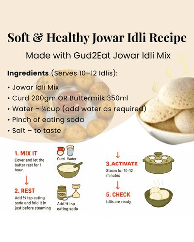 Jowar Idly Mix (Gluten Free)