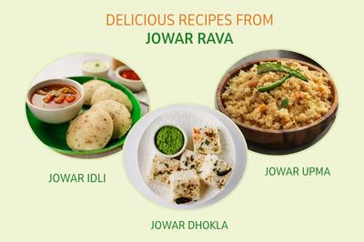 Gud2eat MILLET RAVA'S ( Buy Jowar Rava,Ragi Rava and Get Multigrain Dalia Free)3*400 GM