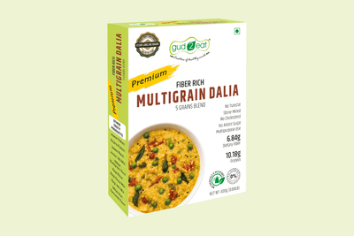 Gud2Eat Multigrain Dalia |  High Fibre & Protein | Heart-Healthy & Gut-Friendly | Rich Breakfast – 400g