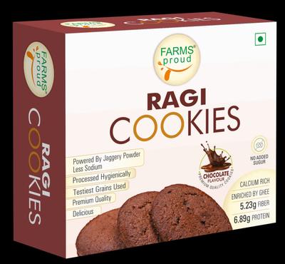 Ragi Chocolate Cookies | Nutritious, Crispy & Flavorful | No Maida, No Preservatives | Jaggery Goodness | 165g