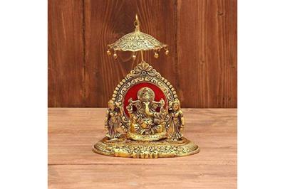 Showpiece Ganeshji with Ridhi Sidhi Gold