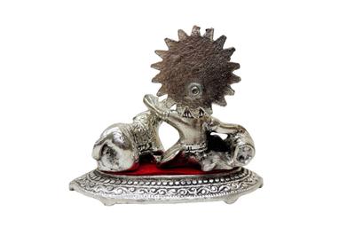 Aluminium Showpiece Krishan Ji With Calf Statue