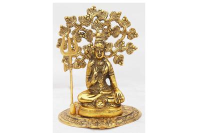 Showpiece Mahadev God Idol Statue Under Tree