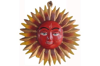 Aluminium Showpiece Sun Statue