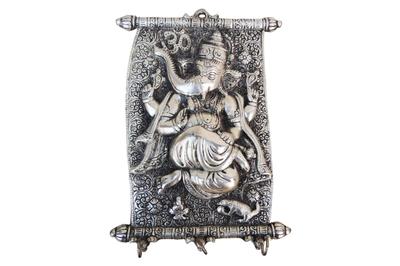 Aluminium Showpiece Ganeshji Key Holder Statue