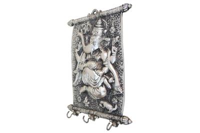 Aluminium Showpiece Ganeshji Key Holder Statue