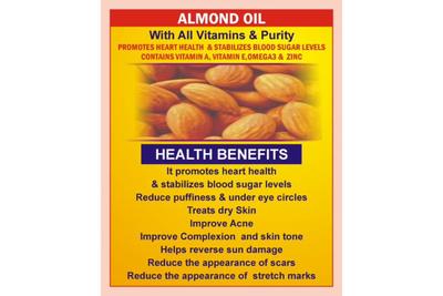Pure Almond Oil / शुद्ध बादाम का तेल
