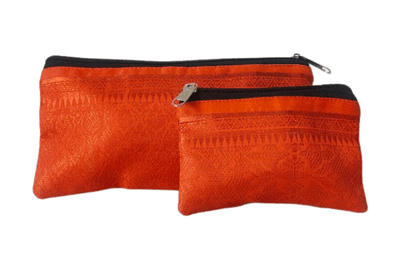Orange Pouch Set
