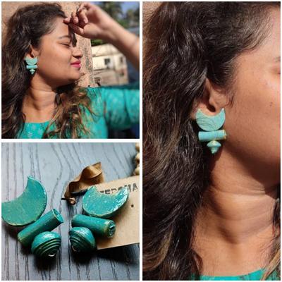 Chandrakore Earrings-Pooja Dalvi