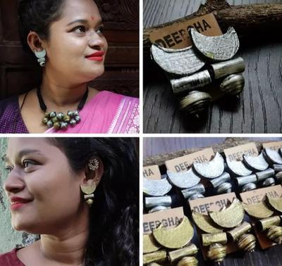 Chandrakore Earrings-Pooja Dalvi