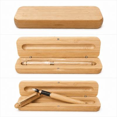 Bamboo pen with Case-Kudal Swadhar LSK