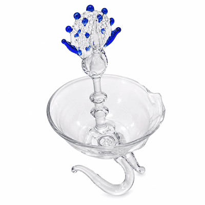 Om Swastik Diya Medium (Peacock)