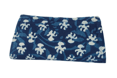 Cotton Clutch -Blue