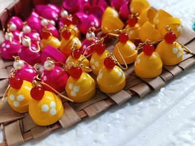 Cute handpainted Earrings-Pooja Dalvi