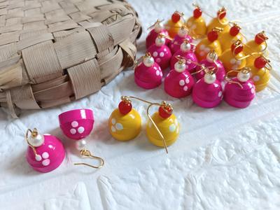 Cute handpainted Earrings-Pooja Dalvi
