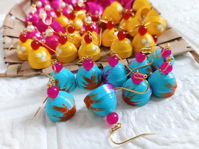 Cute handpainted Earrings-Pooja Dalvi