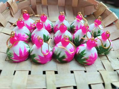 Cute handpainted Earrings-Pooja Dalvi