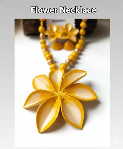 Flower Bead Necklace Set-Pooja Dalvi