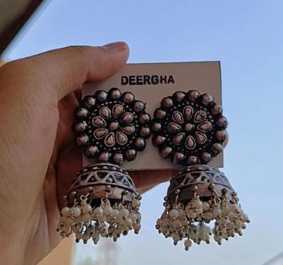Papermade Big Jhumka-Pooja Dalvi
