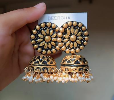 Papermade Big Jhumka-Pooja Dalvi