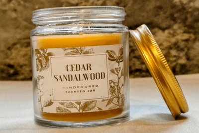 Cap Jar Big - Cedar Sandalwood