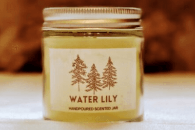 Cap Jar Small - Water Lily