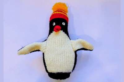 Hand Knitted Penguin