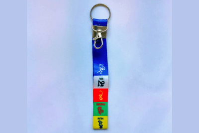 Prayer Flag Keychain