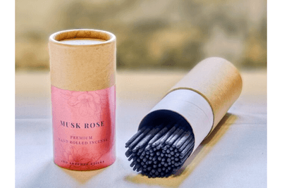 Premium Hand Rolled Incense Sticks - Musk Rose