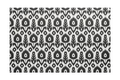 DBPCL/Ikat Fabric (White/Black Cross)-10