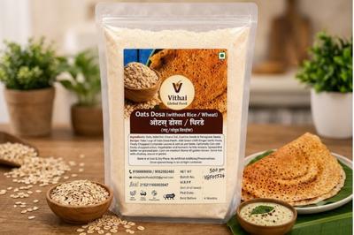 Oats Dosa (Without Rice/Wheat)
