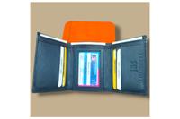 Blue Wallet Triple Fold