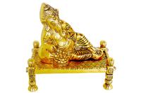 Aluminium Showpiece Bed Ganesh Statue